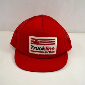 Truckline Parts Canada Vintage Red  Snapback Hat